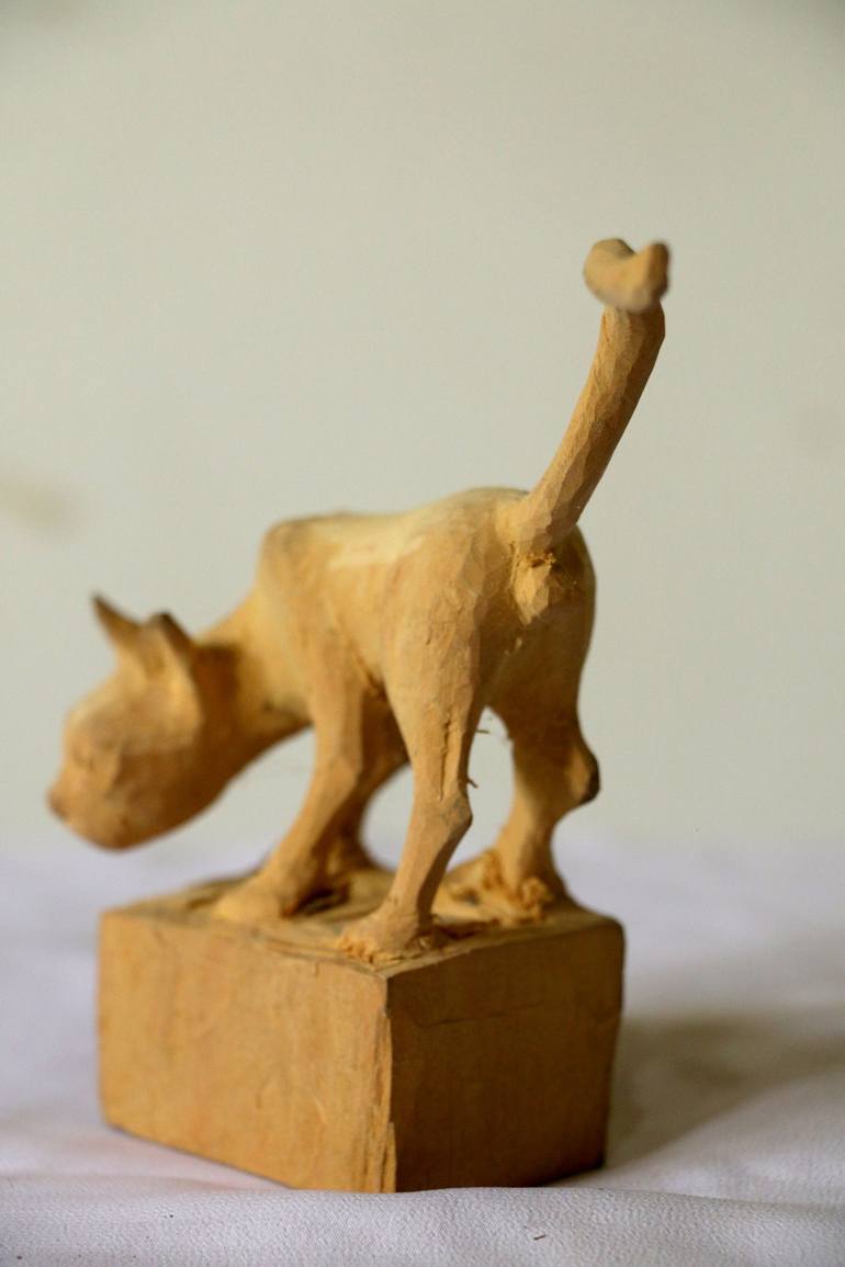 Original Expressionism Animal Sculpture by pushpika  abeysekara