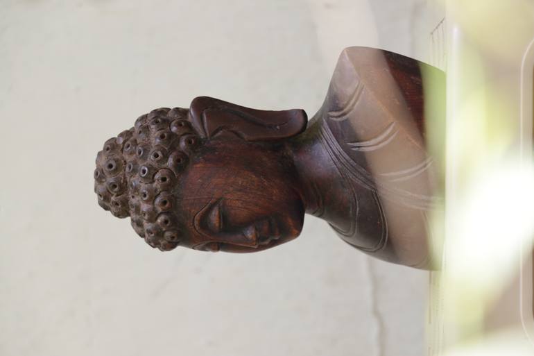 Original Portraiture Religion Sculpture by Pushpika  Abeysekara