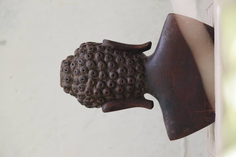 Original Portraiture Religion Sculpture by Pushpika  Abeysekara