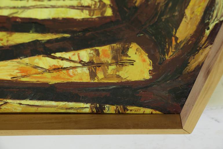 Original Abstract Expressionism Landscape Painting by Pushpika  Abeysekara