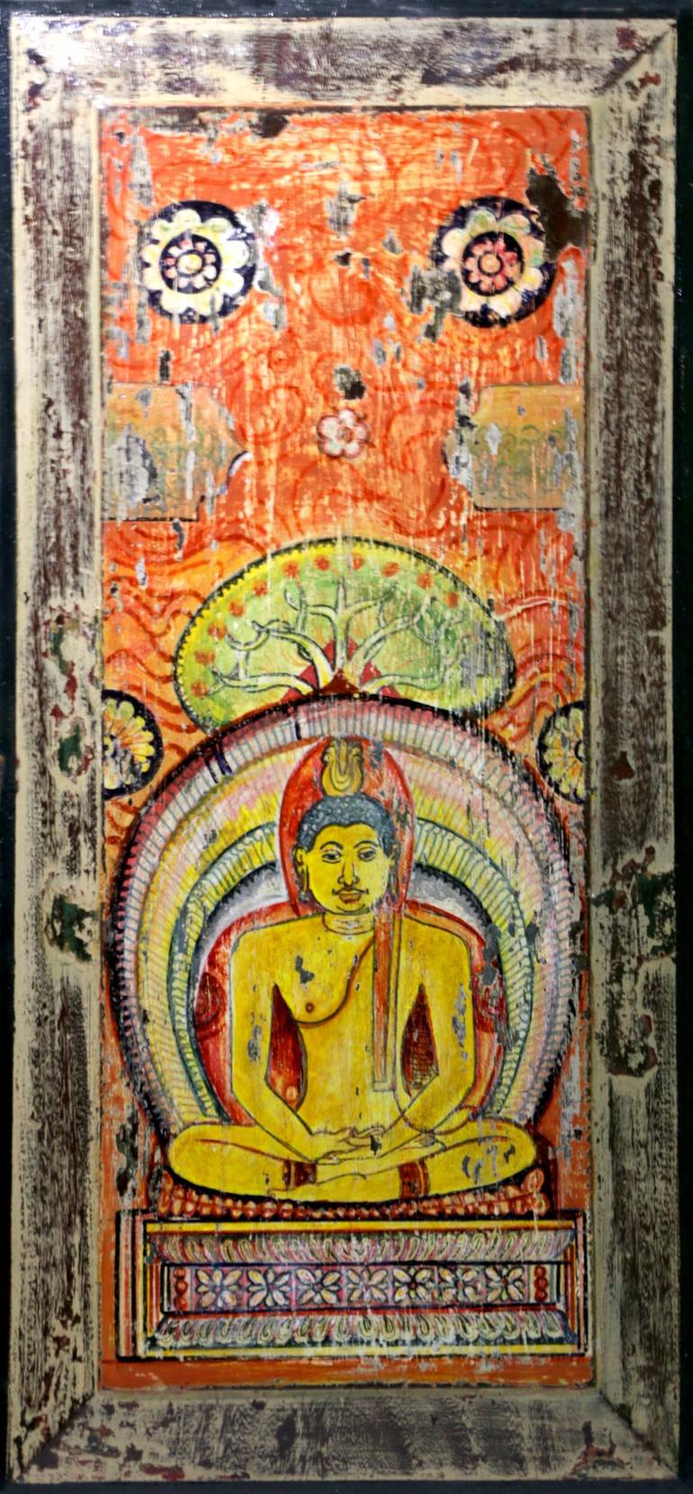 Print of Conceptual Religious Paintings by Pushpika  Abeysekara