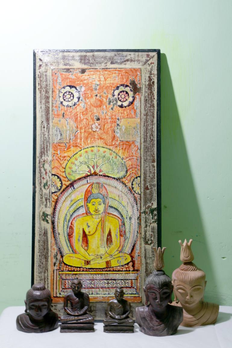 Original Conceptual Religion Painting by Pushpika  Abeysekara