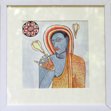 Print of Art Deco Religious Paintings by pushpika abeysekara