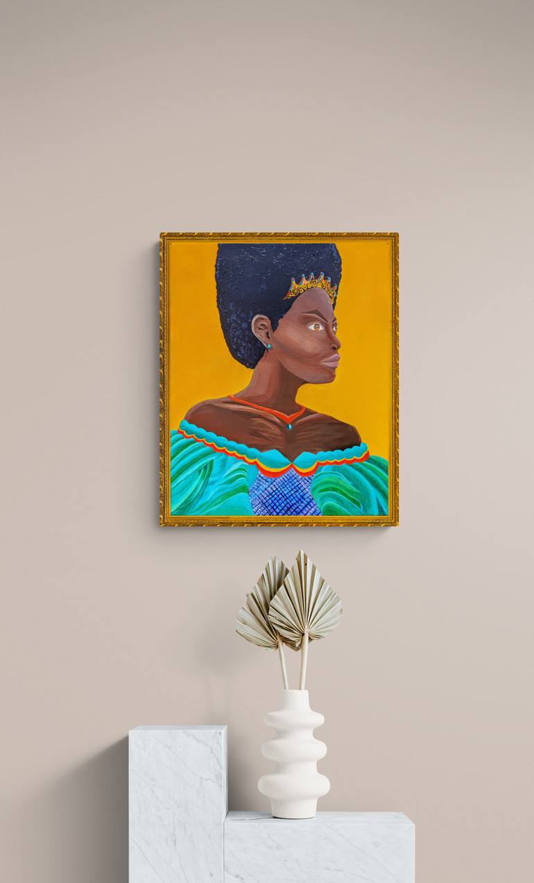 Original Art Deco People Painting by Red Garnett Art