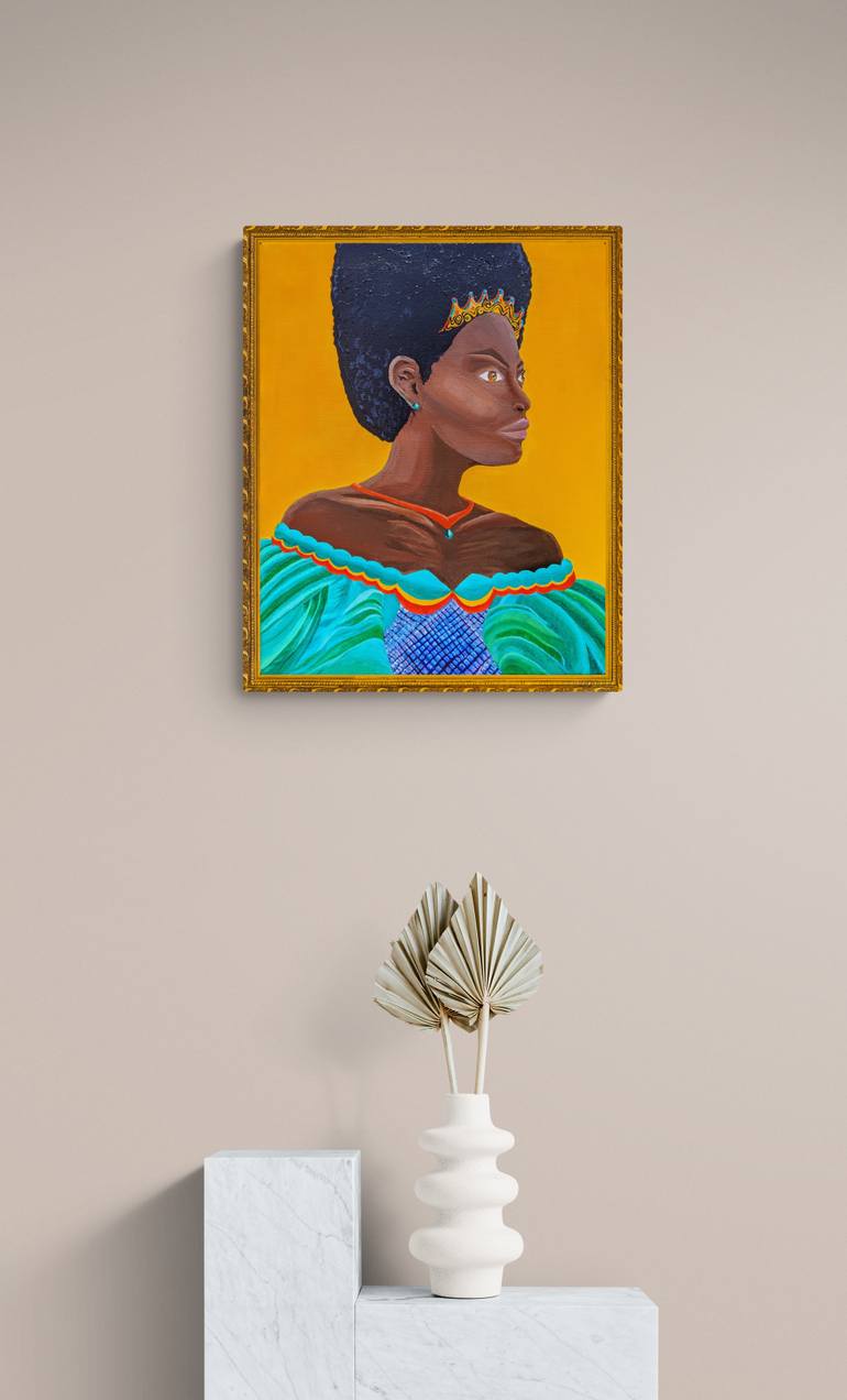Original Art Deco People Painting by Red Garnett Art