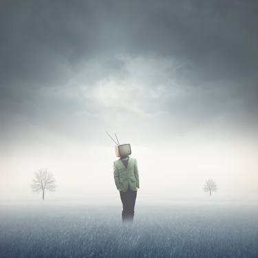 Original Surrealism Landscape Collage by philip mckay