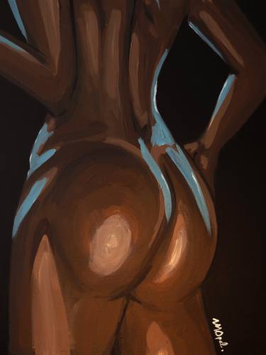 Original Nude Painting by Mariam Opel