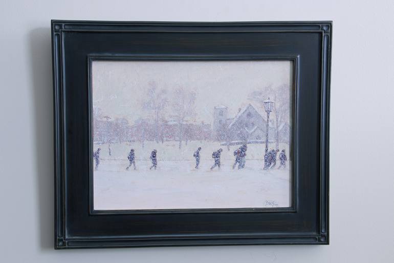Original Impressionism Landscape Painting by William Barkin