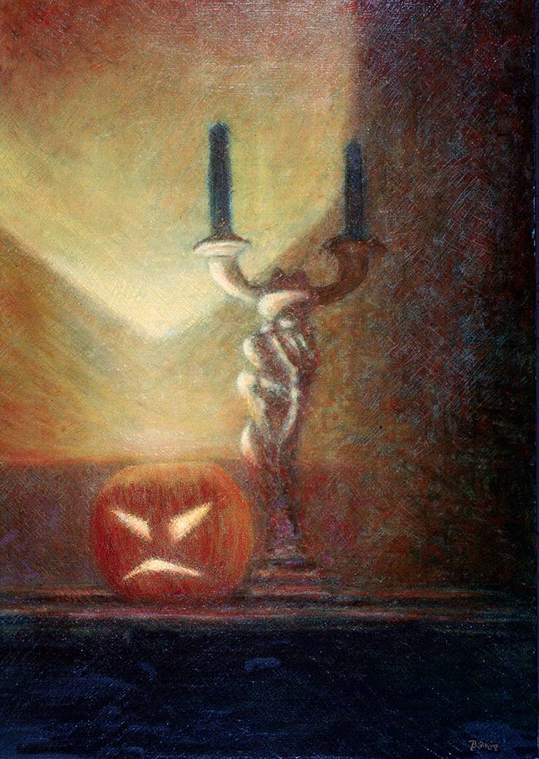 Halloween Still Life Painting by William Barkin Saatchi Art