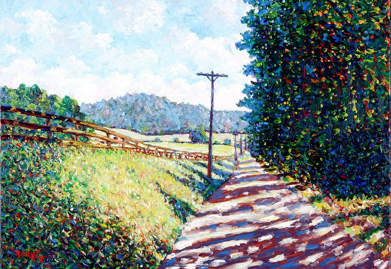 Country Road Painting by William Barkin | Saatchi Art
