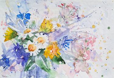 Print of Fine Art Floral Paintings by Tetiana Khalazii