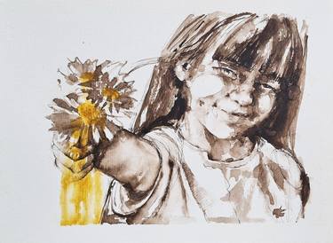 Print of Figurative Children Paintings by Tetiana Khalazii