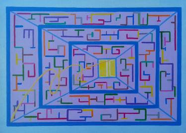 Print of Geometric Paintings by Nino Man