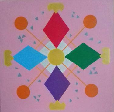 Print of Geometric Paintings by Nino Man