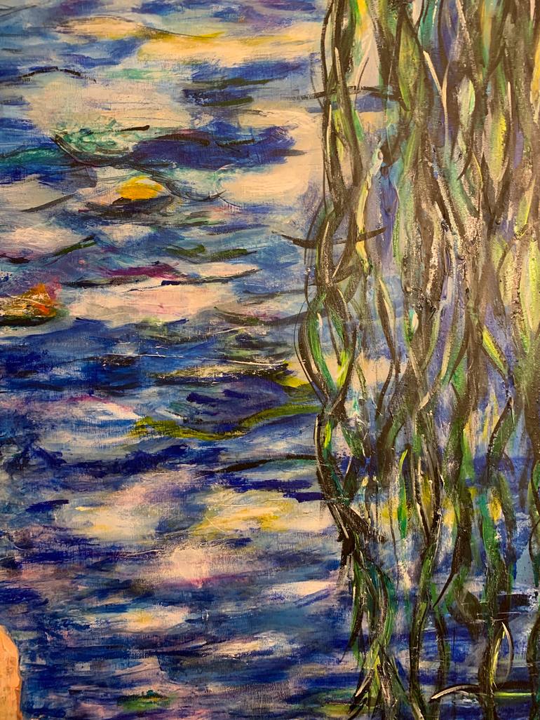 Original Impressionism Nude Painting by Yve Spencer