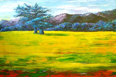 yellow, red blue landscape thumb