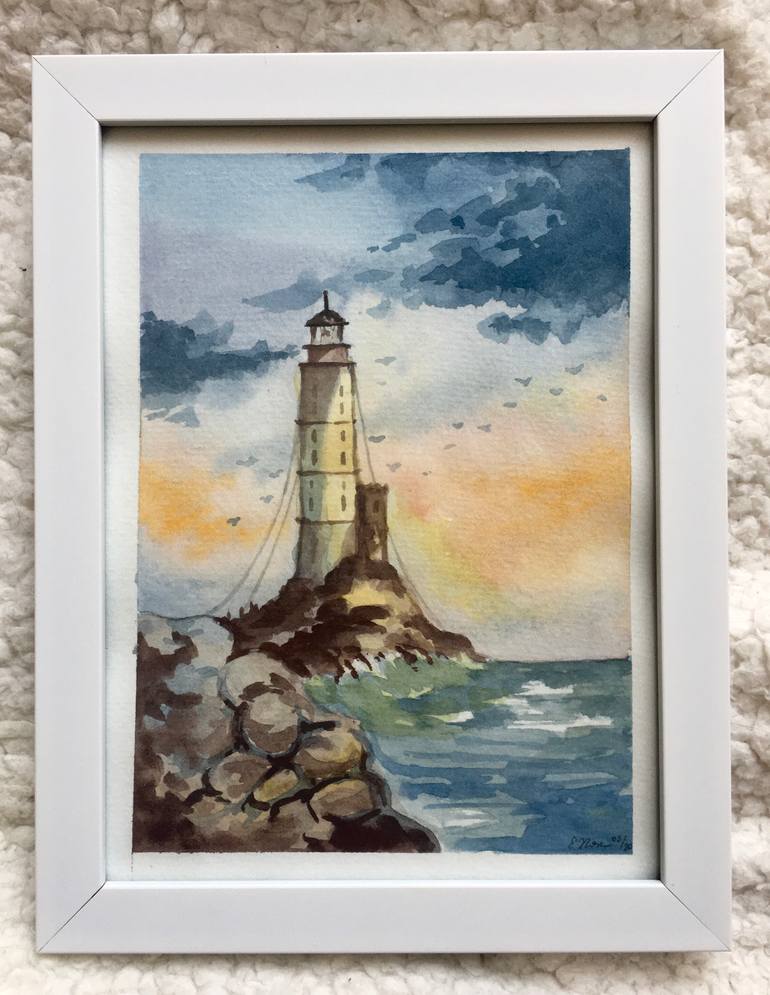 Original Conceptual Seascape Painting by Rose Garton