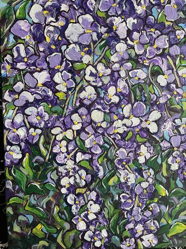 Original Expressionism Botanic Painting by Inna Hnoienko