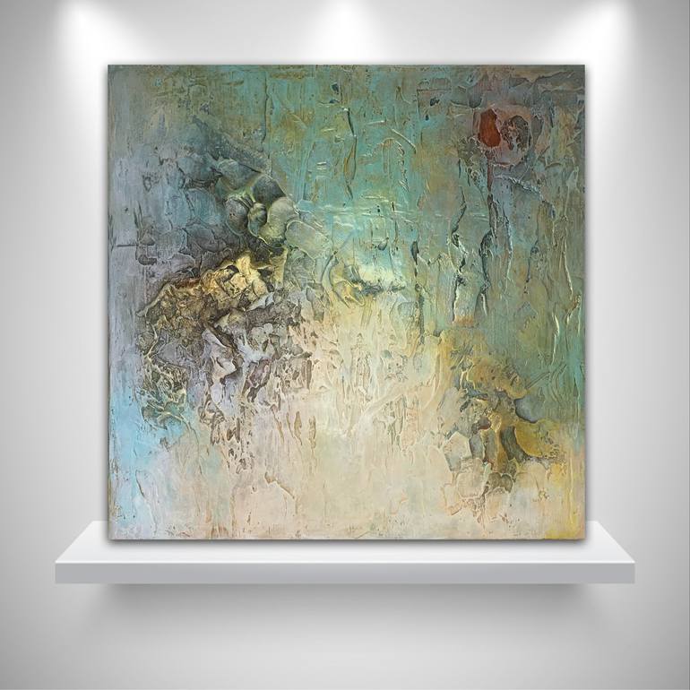 Original Abstract Expressionism Abstract Painting by Cristina Govoreanu