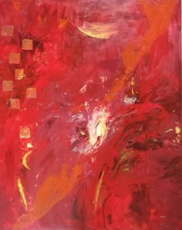 Original Abstract Expressionism Abstract Paintings by Ingeborg Kraus