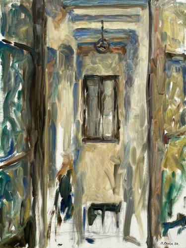 Original Impressionism Architecture Paintings by Balazs Beoka