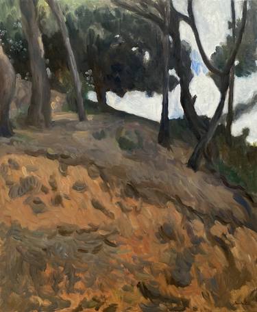 Original Impressionism Landscape Painting by Balazs Beoka