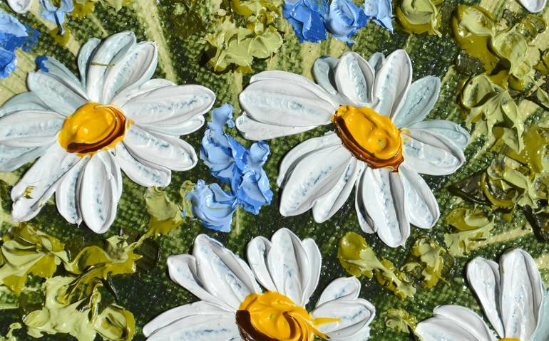 Original Expressionism Floral Painting by Liubov Tereshchenko