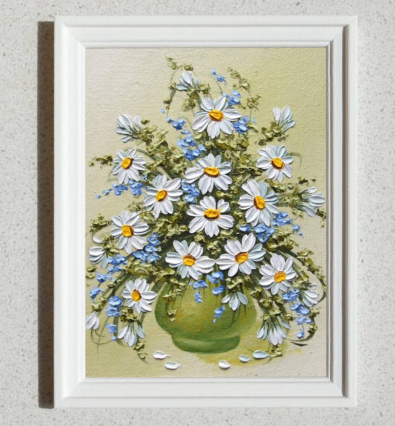 Original Expressionism Floral Painting by Liubov Tereshchenko