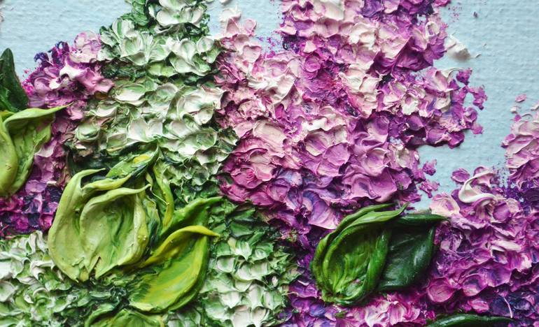 Original Expressionism Floral Painting by Liubov Tereshchenko