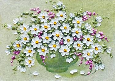 Original Floral Painting by Liubov Tereshchenko