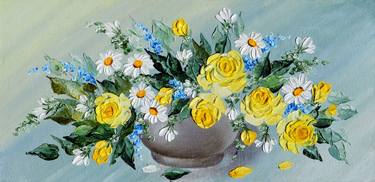 Print of Floral Paintings by Liubov Tereshchenko