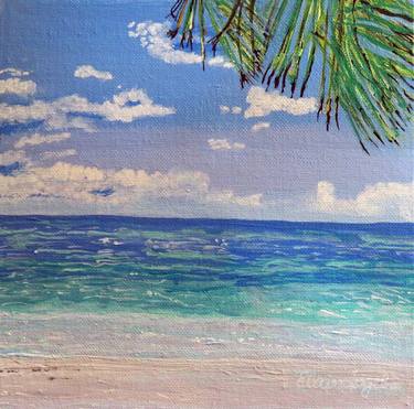Print of Fine Art Beach Paintings by Elaine Fogel