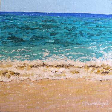 Original Fine Art Beach Paintings by Elaine Fogel