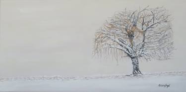 Original Fine Art Tree Paintings by Elaine Fogel