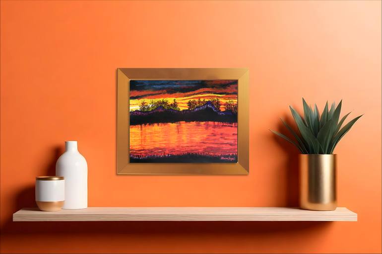 Original Realism Nature Painting by Elaine Fogel