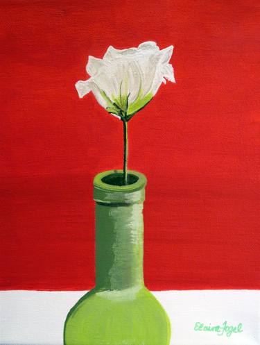 Original Realism Floral Paintings by Elaine Fogel