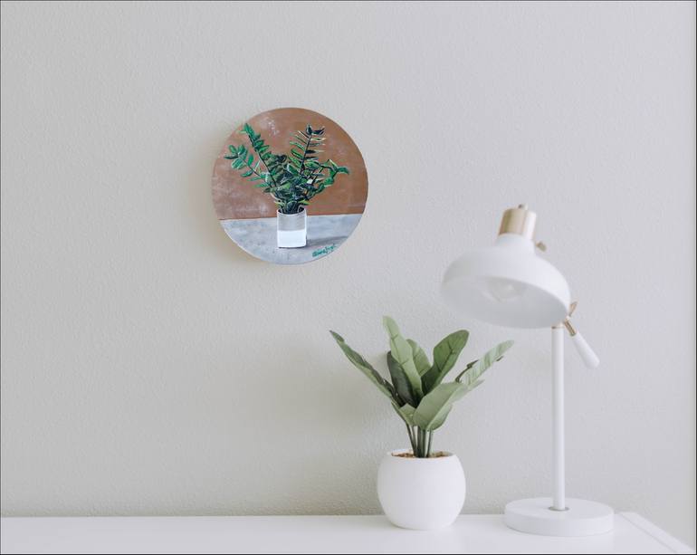 Original Minimalism Still Life Painting by Elaine Fogel