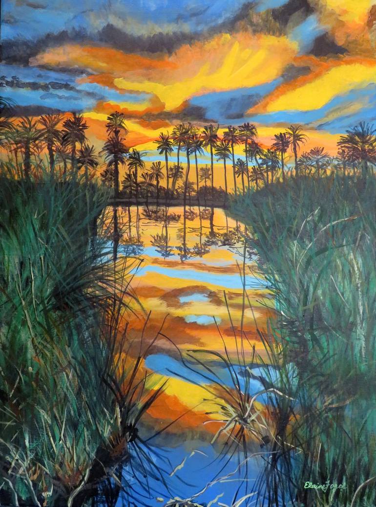 Print of Realism Nature Painting by Elaine Fogel