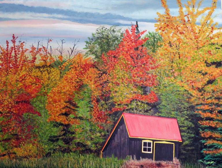 Original Contemporary Landscape Painting by Elaine Fogel