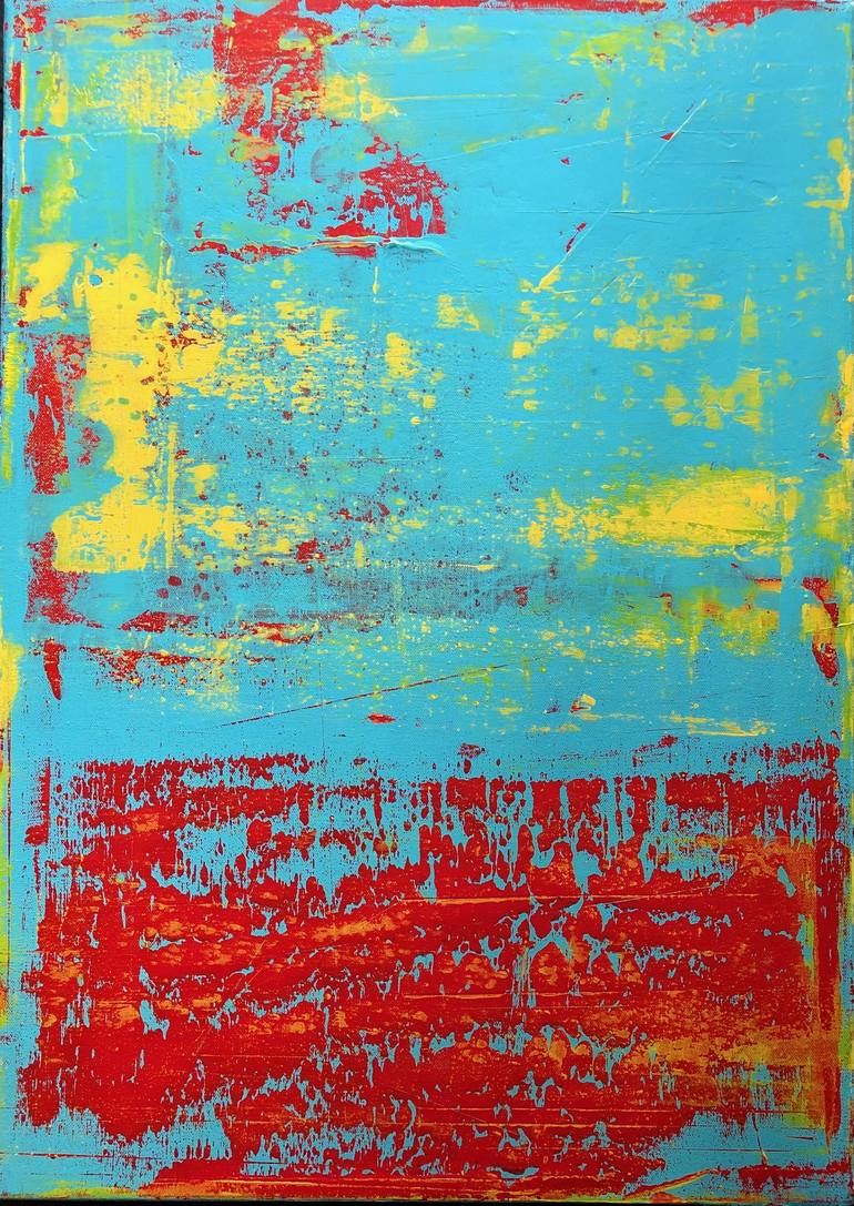 Original Abstract Expressionism Abstract Painting by Farid BELLAL