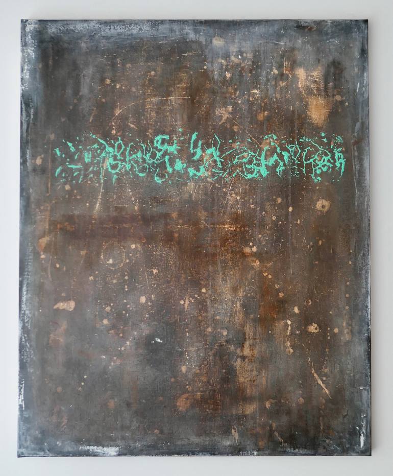 Original Abstract Expressionism Abstract Painting by Farid Bellal