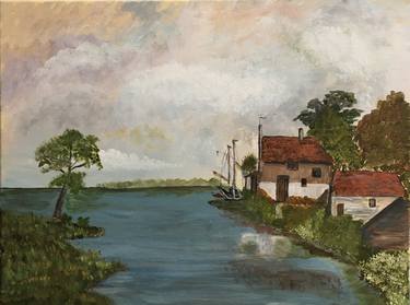 Original Landscape Painting by Laura Kisaoglu