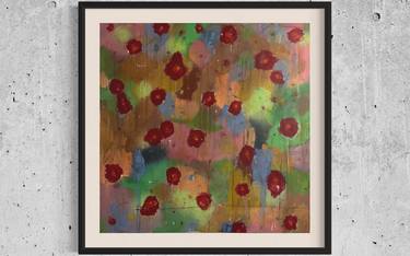 Original Abstract Floral Paintings by John Barthe