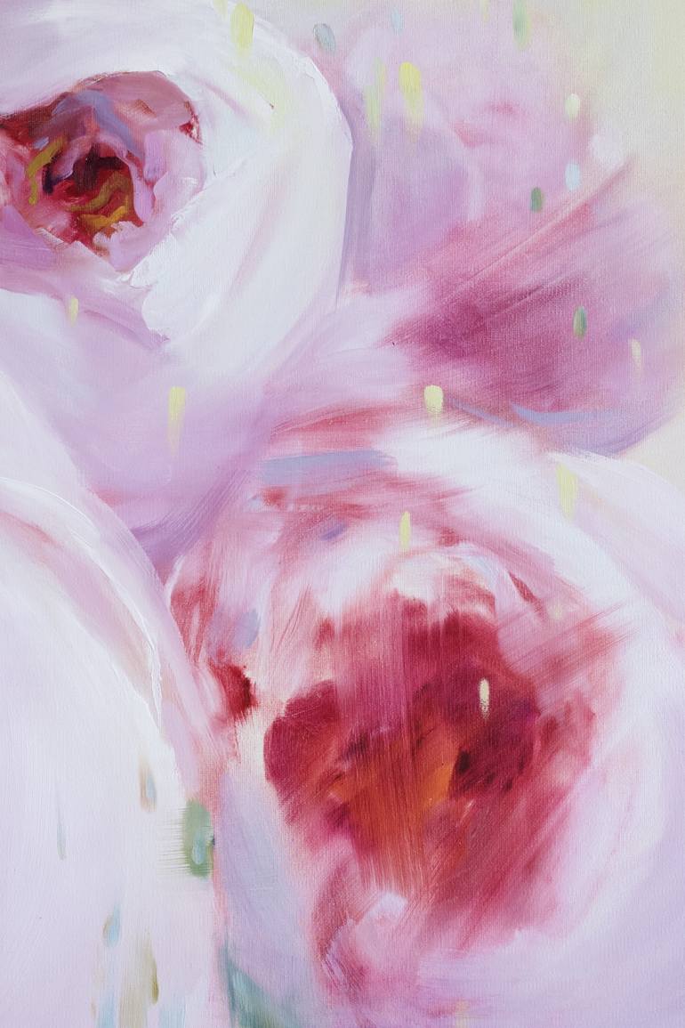 Original Floral Painting by Ilze Ergle-Vanaga