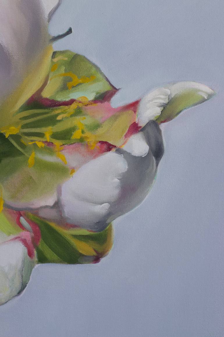 Original Modernism Floral Painting by Ilze Ergle-Vanaga