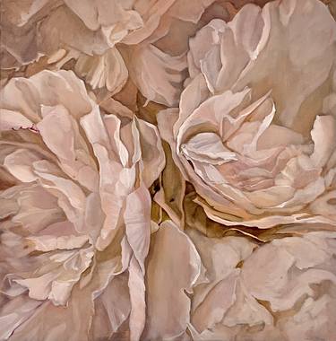 Original Abstract Floral Paintings by Ilze Ergle-Vanaga