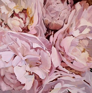 Original Abstract Floral Paintings by Ilze Ergle-Vanaga
