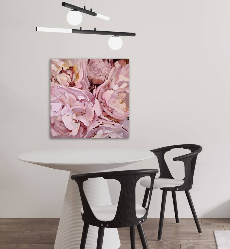 Original Floral Painting by Ilze Ergle-Vanaga