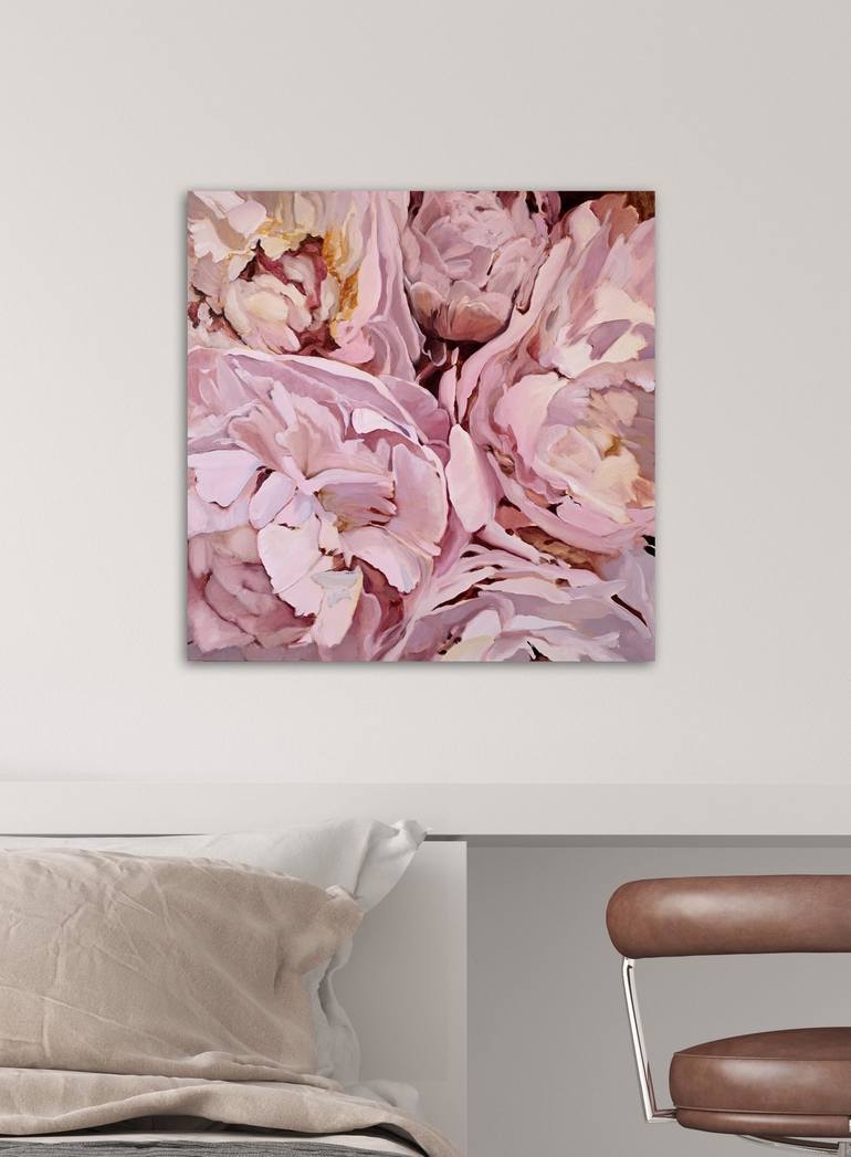 Original Floral Painting by Ilze Ergle-Vanaga