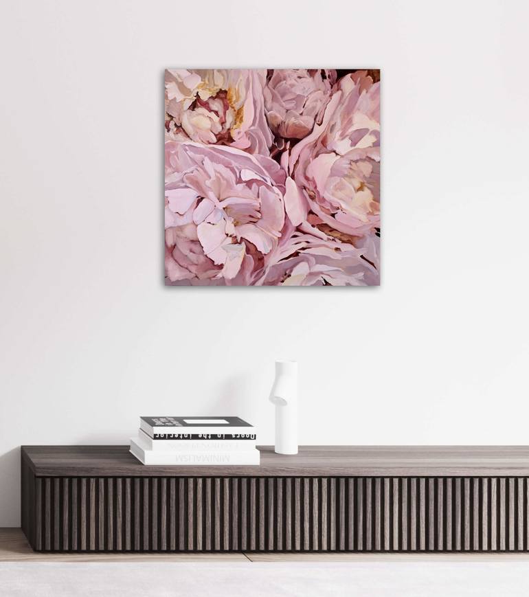 Original Floral Painting by Ilze Ergle-Vanaga